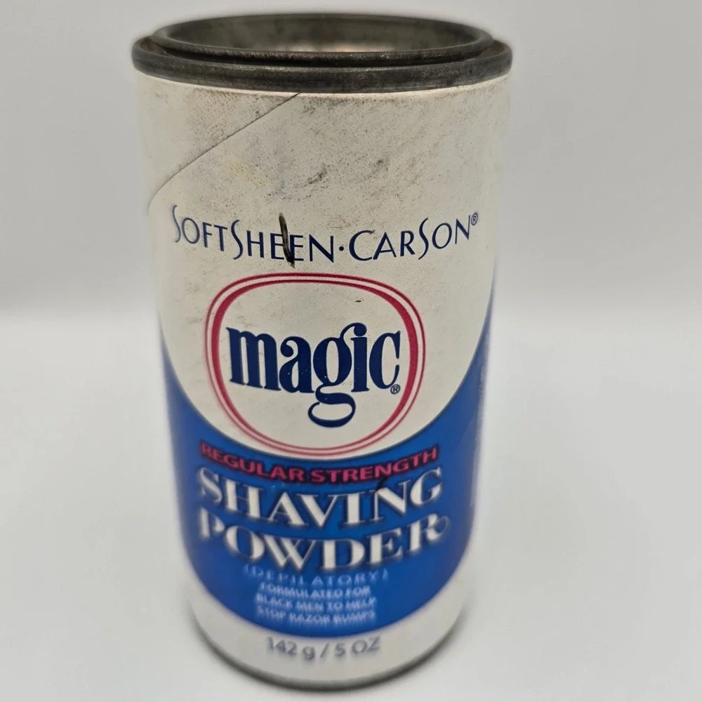 SoftSheen Carson Magic Regular Strength Shaving Powder Blue 5oz